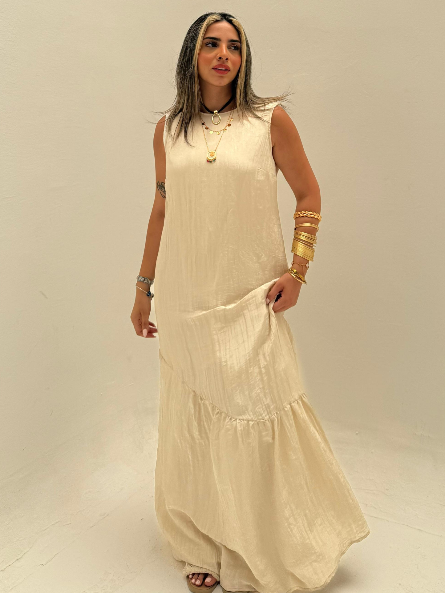 Light beige Pura Dress Code: 4018-1