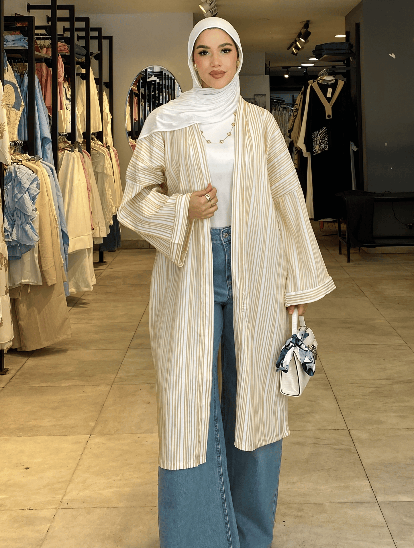 Light Beige Cardigan ss25ms-car-5032