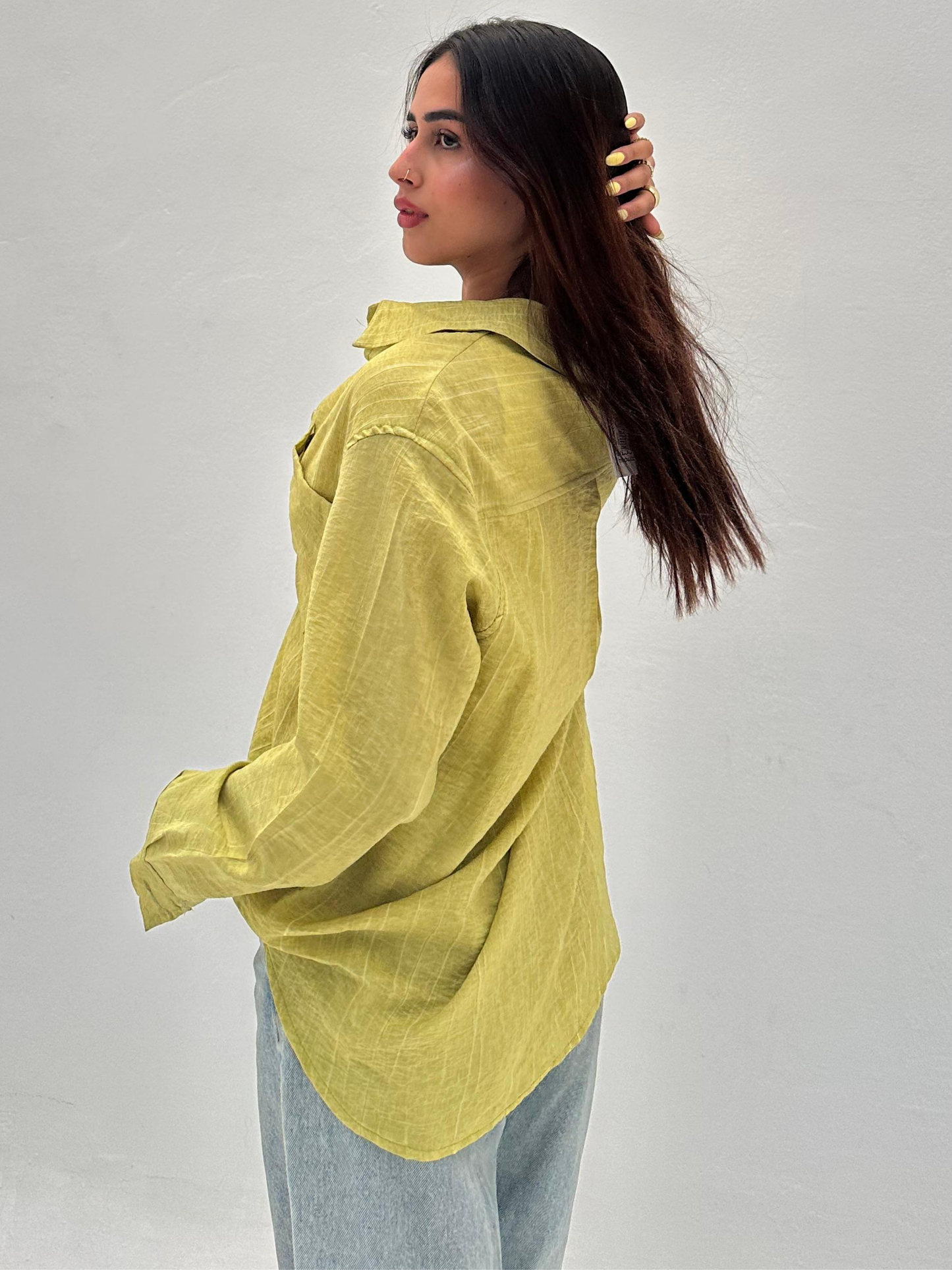 Green Shirt ss25MSBLO1045