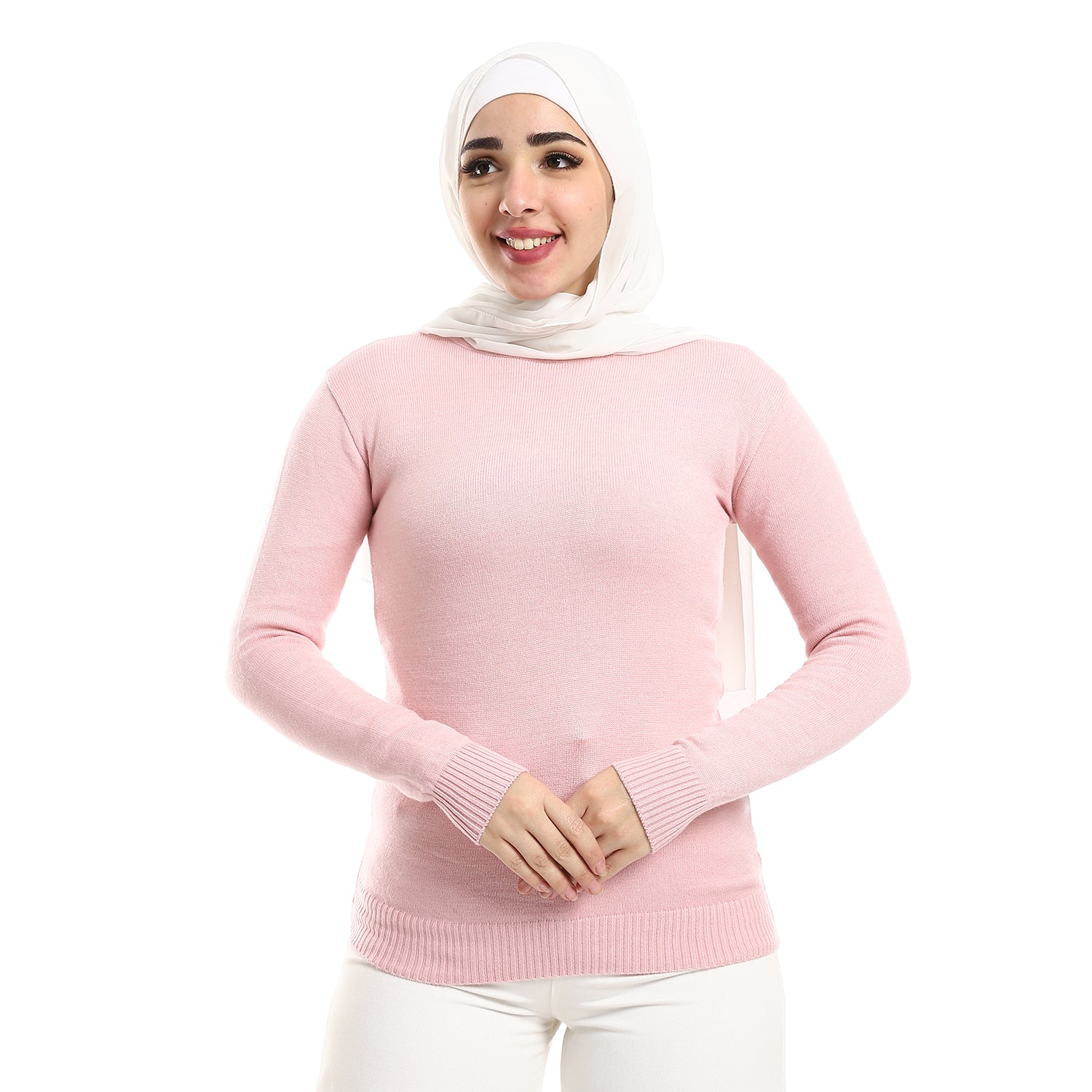 High Neck Long Sleeves Sweater