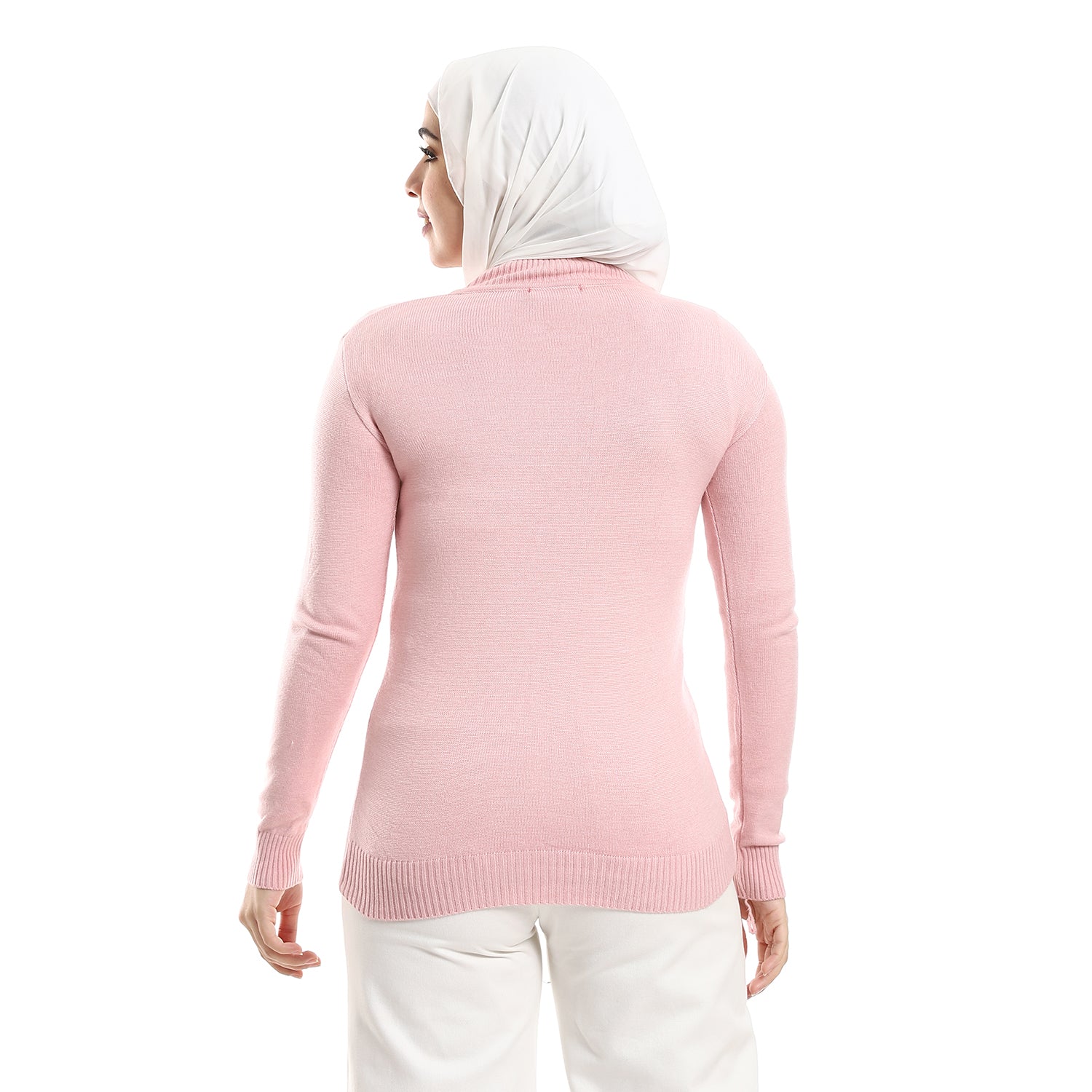 High Neck Long Sleeves Sweater