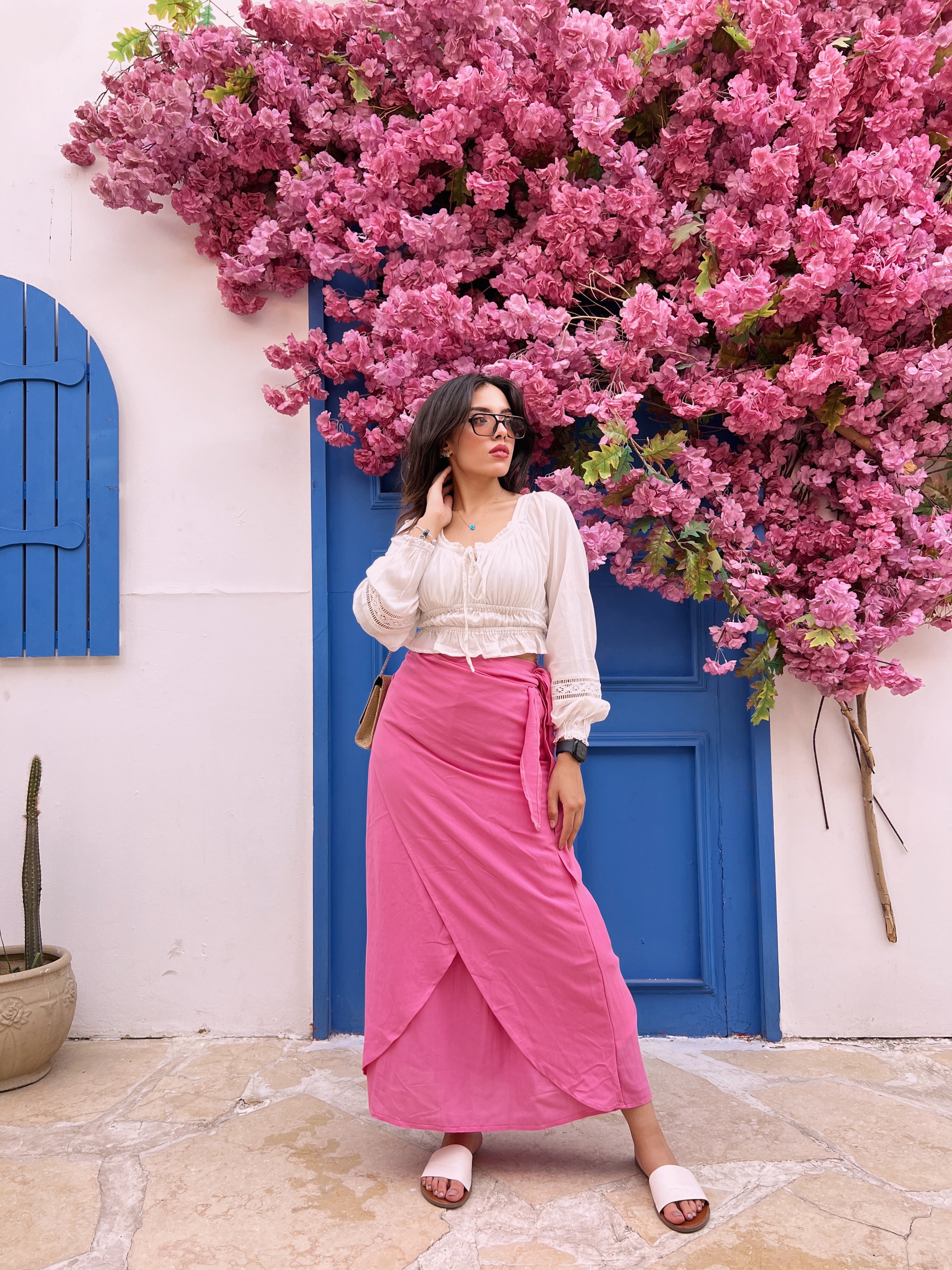 La Suzza's White Dontel Top - LS