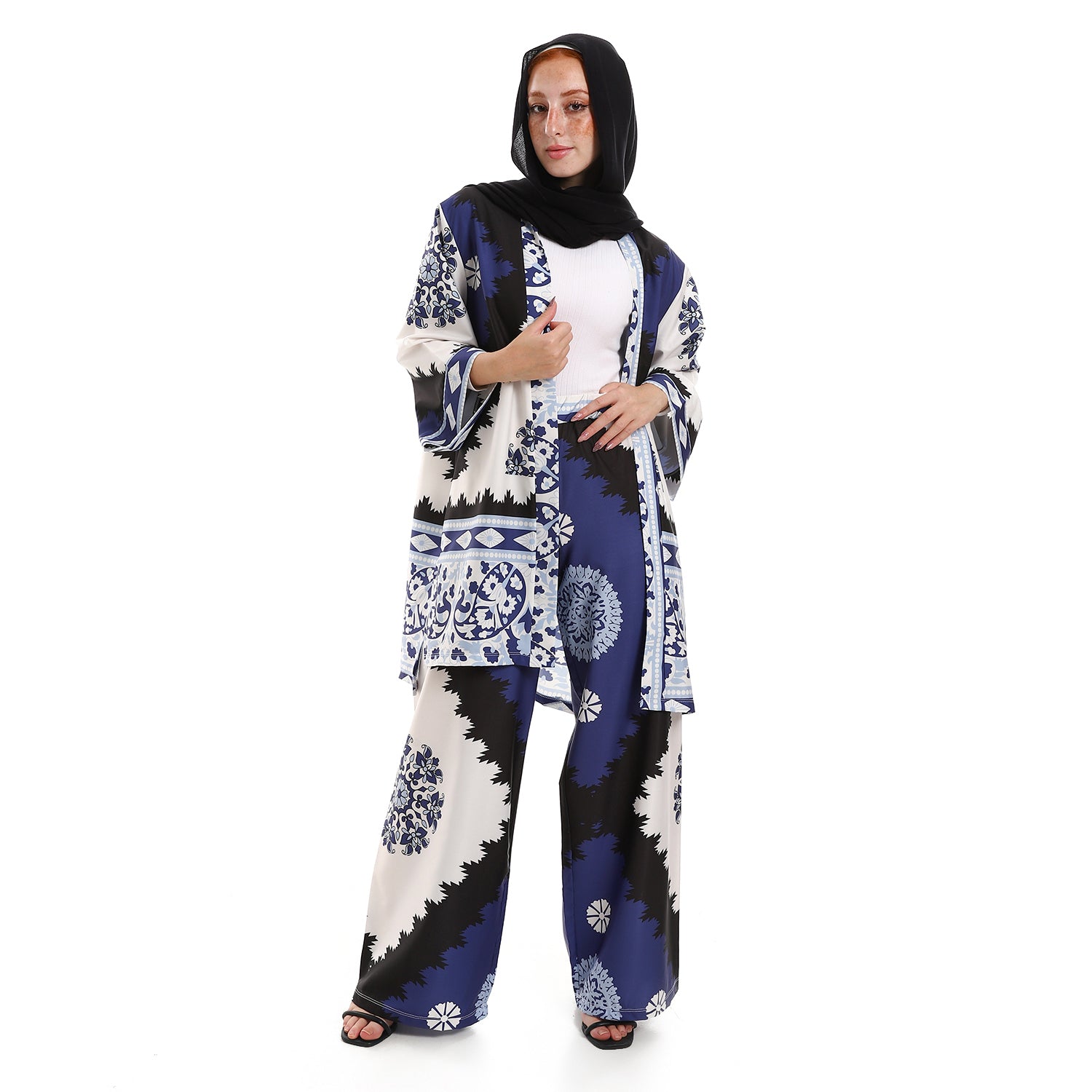 PRINTED BLUE