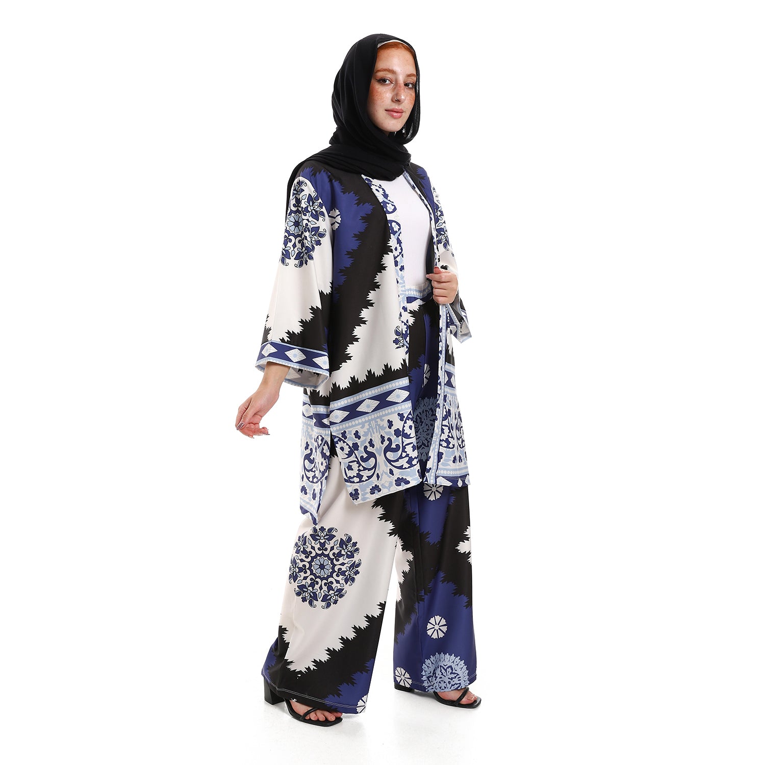 PRINTED BLUE