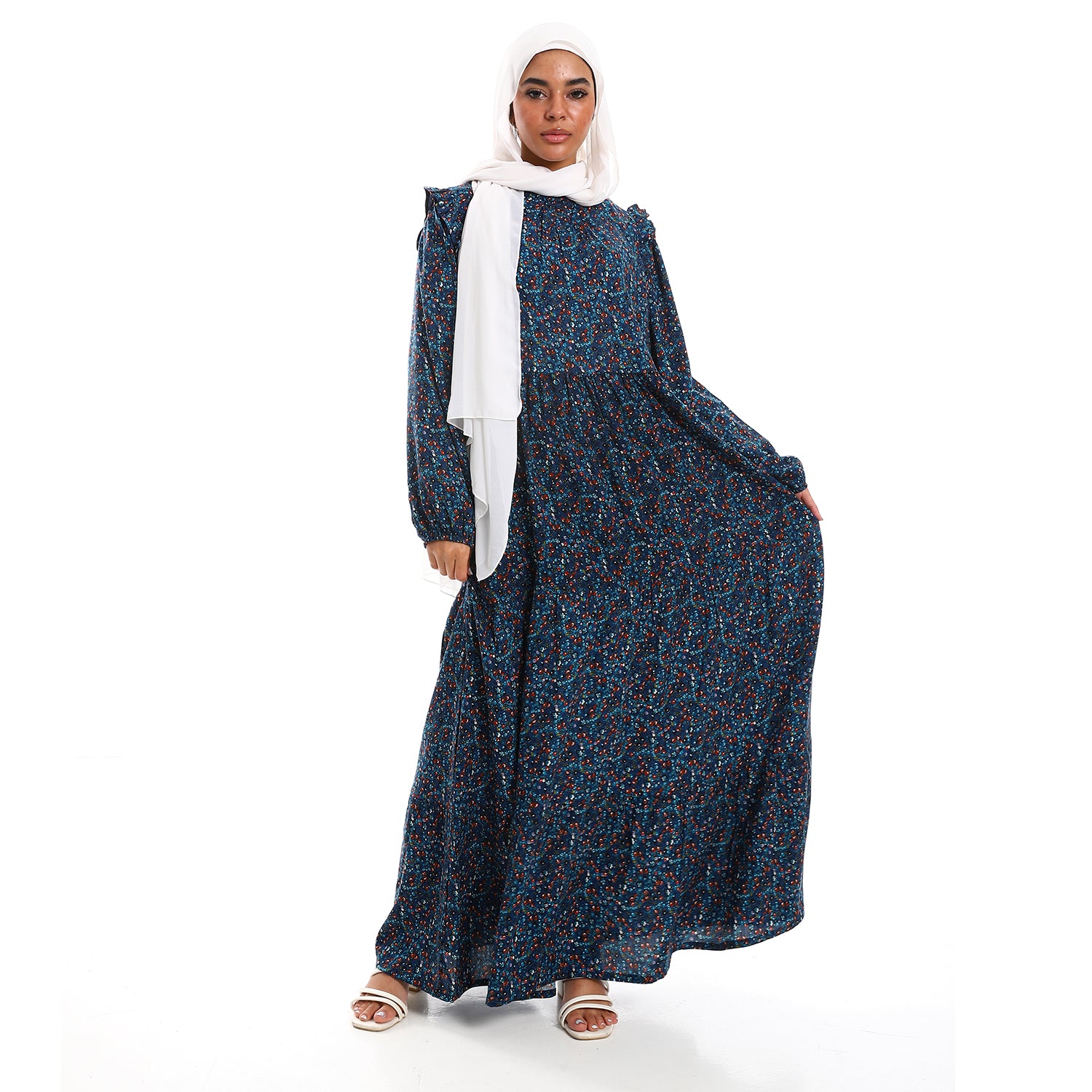 Printed Navy