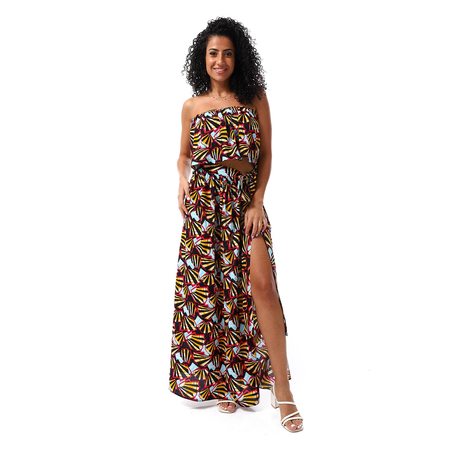 Printed Black-Fuschia