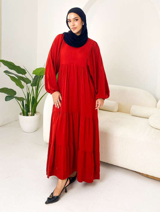 ss25ms-drs-4038-2 Toby V Neck Dress